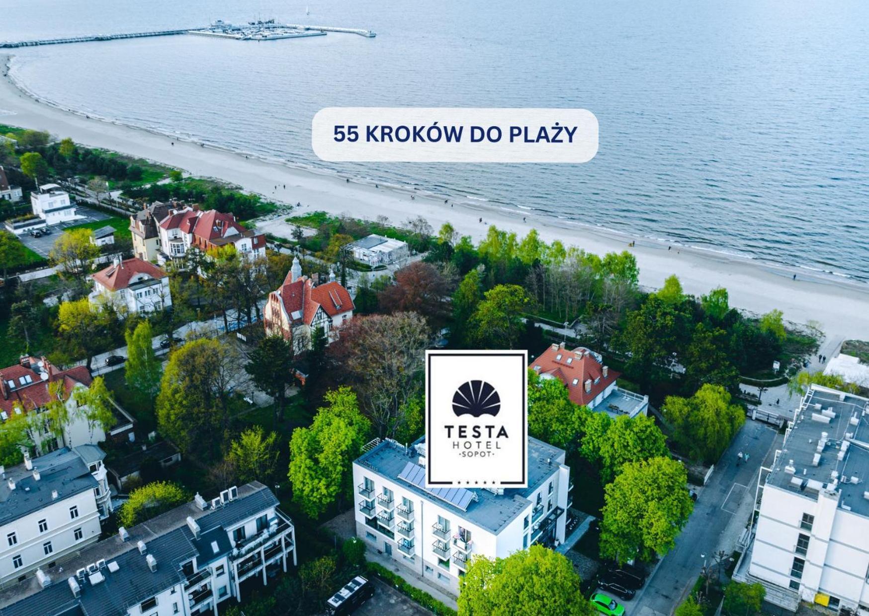 Hotel Testa Sopot Bagian luar foto